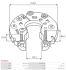 Міст генератора діодний Ford Focus II/Volvo S40 II/V50 1.6D/2.0D 04-12 AS AS-PL ARC6020S (фото 3)