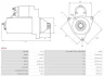 Стартер VW T4 2.0 90-03 (12V/1.1kw) (z=10) AS AS-PL S0131 (фото 5)