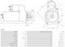 Стартер Fiat Ducato 2.0-2.3D 06- (12V/1.7kw) (z=9) AS AS-PL S0307 (фото 5)