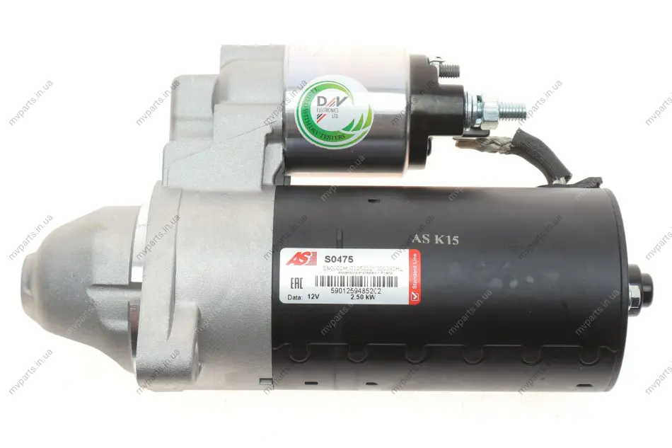 Стартер MB Sprinter/Vito 2.2CDI OM651 09- (2.5kw) (z=13) AS AS-PL S0475 (фото 1)