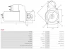 Стартер Citroen Berlingo/Peugeot Partner 1.6 09- (12V/0.9kw) (z=10) AS AS-PL S0568 (фото 5)