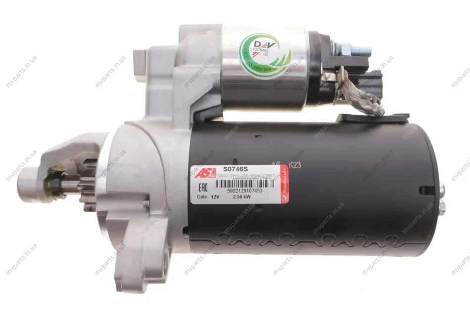 Стартер Audi A5/A6/Q5 3.0TDI quattro 11-18 (12V/2.5kw) (z=10) AS AS-PL S0746S (фото 1)