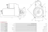 Стартер Hyundai Santa Fe II/III 09-18/Kia Sorento II 2.0-2.2 CRDi 09-15 (12V/2.0kw) (z=11) (PREMIUM LINE) AS S1186(DELCO) AS-PL S1186-DELCO (фото 5)