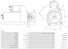Стартер Renault Kangoo 1.6 16V 01-/99-08/Laguna 1.6 i 01-07 (12V/0.85kw) (z=8) AS AS-PL S3012 (фото 5)