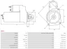 Стартер Renault Kangoo 1.4 97- (12V/1kw) (z=8) AS AS-PL S3021 (фото 5)