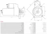 Стартер Chevrolet Captiva/cruze/Opel Antara 10- (12V/2.2kw) (z=9) AS AS-PL S3146 (фото 5)