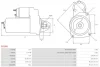 Стартер VW Passat 1.6-2.0 96-05 (12V/1.1 kw) (z=9) AS AS-PL S3189S (фото 5)