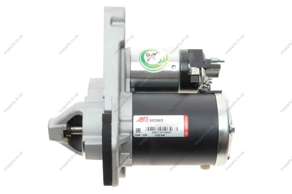 Стартер Renault Clio/Megane/Scenic 1.2 TCe 12- (12V/0.85kw) (z=9) AS AS-PL S5396S (фото 1)
