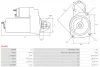 Стартер Nissan X-Trail/Renault Koleos 2.5 07- (12V/1.7KW) (z13) AS AS-PL S5428S (фото 5)
