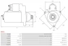 Стартер Toyota Land Cruiser 2.5D/2.8D/3.0D 95- (2.7kw) (12V) (z=11) AS AS-PL S6021 (фото 5)