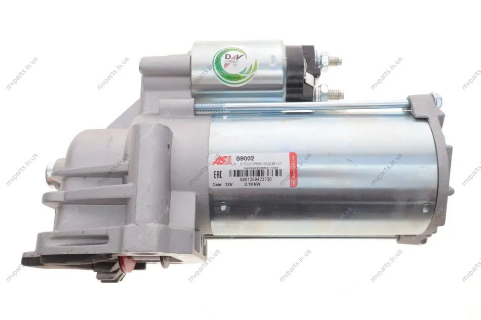 Стартер Ford Mondeo 00-07/Transit 2.0- 2.4 D 00-14 (12V/2.1kw) (z=19) AS AS-PL S9002 (фото 1)