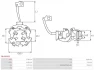Щіткотримач стартера Chrysler Gand Voyager/Jeep Cherokee/Wrangler 3.2/3.6 11- AS AS-PL SBH6020S (фото 2)