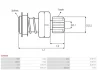 Бендикс стартера VW Passat 1.6-2.0 88-00 (z=10) AS AS-PL SD0058 (фото 4)