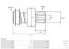 Бендикс стартера MAN TGL/TGM 05- (z=10) (PREMIUM LINE) AS AS-PL SD0123P (фото 4)