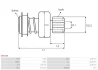 Бендикс стартера Citroen Jumper/Fiat Ducato/Peugeot Boxer 2.2 HDi 06- (z=12) AS AS-PL SD0144 (фото 4)