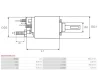 Реле стартера втягуюче (12V) Kia Sorento 2.4 CVVT/GDI 09-/2.0 CVVT 10-15 (PREMIUM LINE) AS SS1037(DELCO) AS-PL SS1037-DELCO (фото 4)