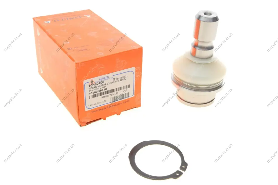 Опора кульова (передня/знизу) Nissan Navara/Pathfinder III 04- (d=24mm) ASMETAL 10NS0100 (фото 1)