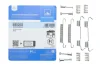 Комплект пружинок колодок ручника BMW 3 (E46)/(E92) 1.6-3.0 98-13 03.0137-9265.2 ATE 03-0137-9265-2 (фото 2)