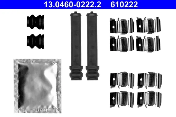 Планка супорта (переднього) прижимна Mitsubishi Pajero 00- (Sumitomo) (к-кт) 13.0460-0222.2 ATE 13-0460-0222-2 (фото 1)