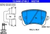 Колодки гальмівні (задні) Audi A6 05-18/Skoda Octavia 12-/VW Passat B6/B8/Tiguan 05- (Lucas/TRW) 13.0460-2749.2 ATE 13-0460-2749-2 (фото 2)