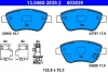 Колодки гальмівні (передні) Opel Corsa D 06-14/Adam 12-19 13.0460-3839.2 ATE 13-0460-3839-2 (фото 1)