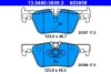 Колодки гальмівні (задні) BMW 1 (F20/F21)/ 2 (F22/F23)/ 3 (F30/F31/F34)/4 (F32/F36) 11- (Bosch) 13.0460-3859.2 ATE 13-0460-3859-2 (фото 1)