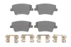 Колодки гальмівні (задні) Hyundai Santa Fe IV 18- (Mando) (з датчиком) 13.0460-5516.2 ATE 13-0460-5516-2 (фото 1)