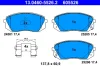 Колодки гальмівні (передні) Hyundai i30/Kona/Kia Pro Ceed/Soul 14- 13.0460-5526.2 ATE 13-0460-5526-2 (фото 1)
