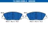Колодки гальмівні (передні) Toyota Corolla 18-/Prius 15-/Yaris 20- (Advics) 13.0460-5558.2 ATE 13-0460-5558-2 (фото 1)