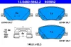 Колодки гальмівні (передні) Fiat 500X 1.4-1.6/1.6-2.0D 14-/ Jeep Renegade1.4-1.6/2.0CRD 14- 13.0460-5662.2 ATE 13-0460-5662-2 (фото 1)