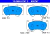 Колодки гальмівні (передні) Mitsubishi Pajero IV/Toyota Hilux 06-/Land Cruiser Prado/Lexus GX 01- (Sumitomo) 13.0460-5747.2 ATE 13-0460-5747-2 (фото 1)