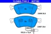 Колодки гальмівні (передні) VW Phaeton/ Audi A6/A8 04-16 (Ate) (+датчики) 13.0460-7182.2 ATE 13-0460-7182-2 (фото 1)