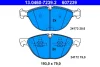 Колодки гальмівні (передні) BMW X5 (E70/F15/F85) 06-/X6 (E71/E72/F16/F86) 08- 13.0460-7239.2 ATE 13-0460-7239-2 (фото 1)