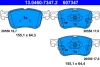 Колодки гальмівні (передні) Ford Focus/Kuga 1.0-2.0 EcoBoost18-(Ate) 13.0460-7347.2 ATE 13-0460-7347-2 (фото 1)