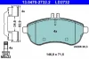 Колодки гальмівні (передні) MB C-class (W204/W205) 07-/E-class (W212) 09-16 (Lucas/TRW) Ceramic 13.0470-2732.2 ATE 13-0470-2732-2 (фото 1)