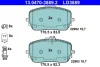 Колодки гальмівні (передні) MB GLE (V167/X167) 18- 13.0470-3889.2 ATE 13-0470-3889-2 (фото 1)