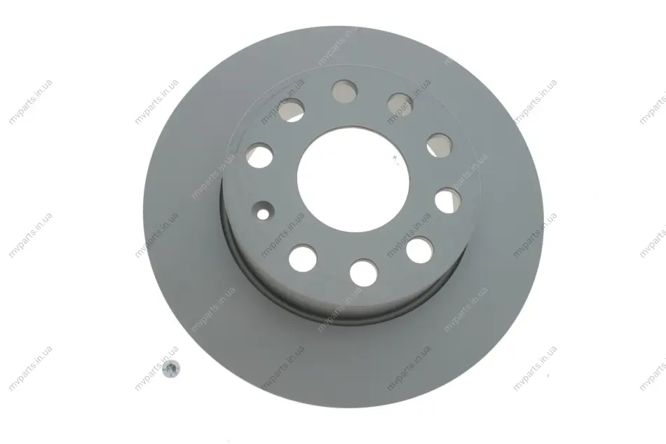Диск гальмівний (задній) Audi A3/Skoda Octavia/VW Caddy/Golf/Touran 03-15 (256х12) (з покр) (повний) 24.0112-0158.1 ATE 24-0112-0158-1 (фото 1)