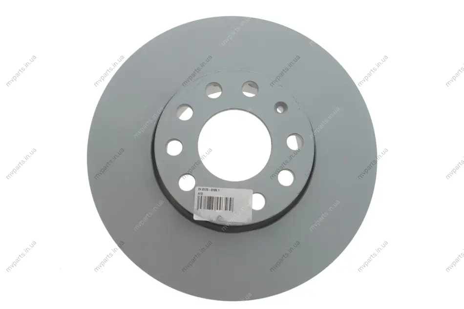 Диск гальмівний (передній) Audi A4/A6/VW Passat 95-08/Skoda Superb 02-08 (288x25) (з покр.)(вент.) 24.0125-0105.1 ATE 24-0125-0105-1 (фото 1)