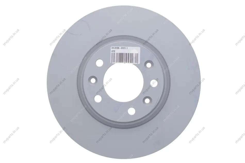 Диск гальмівний (передній) Peugeot 407 04-10/508 10-18/Opel Combo 18- (283x26) (з покр.) (вентильований) 24.0126-0121.1 ATE 24-0126-0121-1 (фото 1)