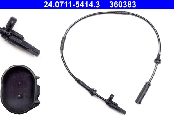 Датчик ABS (задній) BMW X3 (F25)/X4 (F26) 12-18 (L=612mm) 24.0711-5414.3 ATE 24-0711-5414-3 (фото 1)