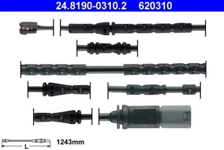Датчик зносу гальмівних колодок (задніх) BMW X3 (F25)10-17/X4 F26) 14-18 24.8190-0310.2 ATE 24-8190-0310-2
