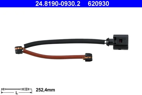 Датчик зносу гальмівних колодок (задніх) VW Touareg 02-10/ Audi Q7 06-15 24.8190-0930.2 ATE 24-8190-0930-2