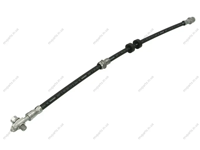 Шланг гальмівний (передній) VW Polo/Skoda Fabia I/II/Roomster/Seat Ibiza 99-15 (L=522mm) 83.6247-0522.3 ATE 83-6247-0522-3 (фото 1)