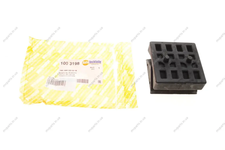 Подушка ресори (передня/верхня) MB Sprinter/VW Crafter 06- (пластикової) 100 3198 AUTOTECHTEILE 100-3198 (фото 1)
