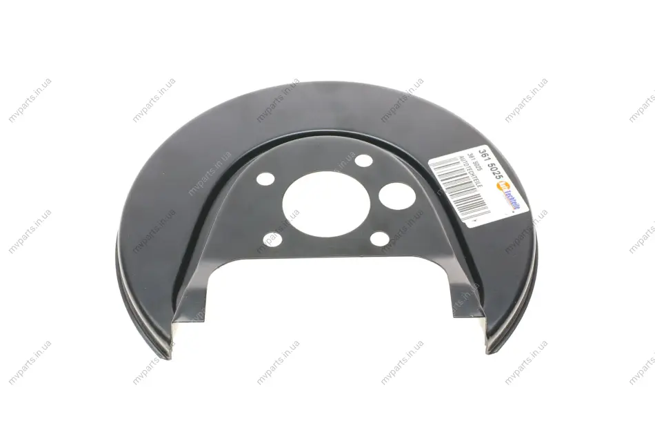 Захист диска гальмівного (заднього) (L) VW Golf IV/Skoda Octavia I/Rapid 96-19 361 5025 AUTOTECHTEILE 361-5025 (фото 1)