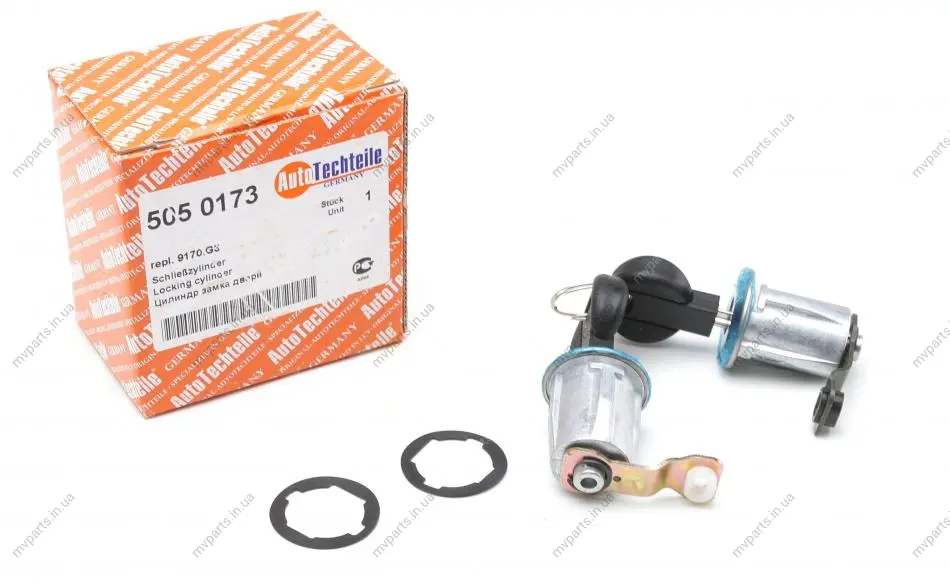 Сердцевина замка (к-кт 2 шт) Peugeot Partner/Citroen Berlingo 96-07 505 0173 AUTOTECHTEILE 505-0173 (фото 1)