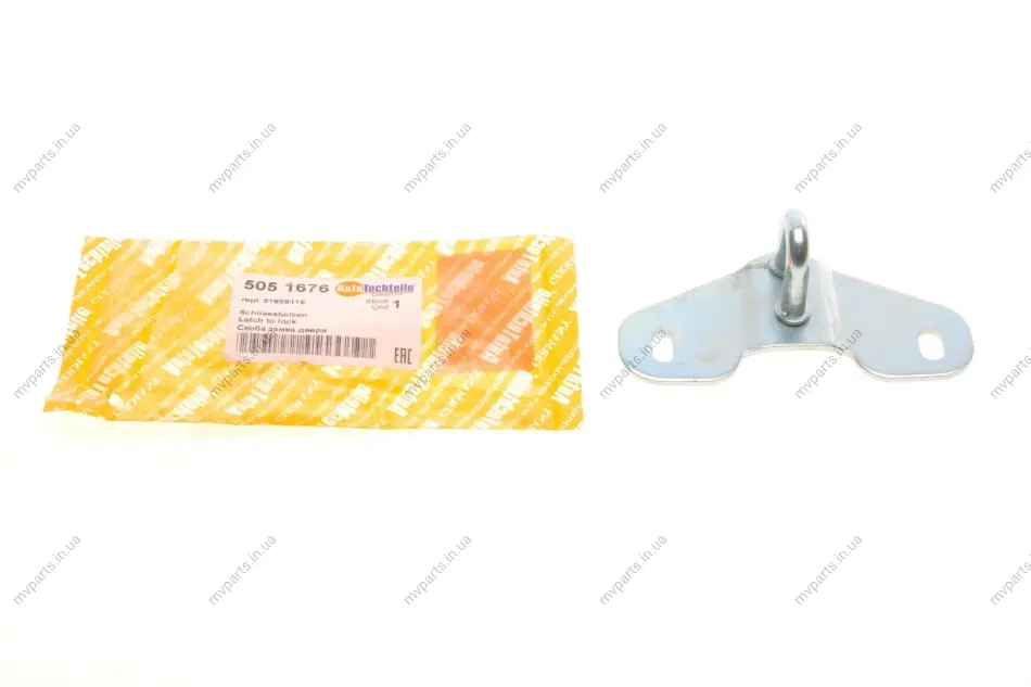 Скоба замка дверей (задніх) Fiat Doblo 10- 505 1676 AUTOTECHTEILE 505-1676 (фото 1)