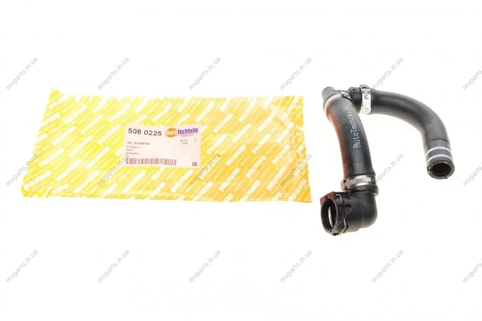 Патрубок пічки Fiat Doblo 1.3 Multijet 10- 508 0225 AUTOTECHTEILE 508-0225 (фото 1)