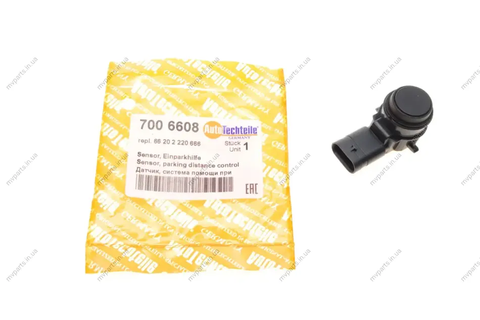 Датчик паркування (задній) BMW 3 (F30/F80) 11- 700 6608 AUTOTECHTEILE 700-6608 (фото 1)