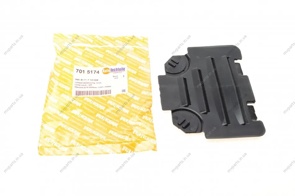 Заглушка підкрильника (переднього) BMW 3 (E90/E91) 05-12 (L) 701 5174 AUTOTECHTEILE 701-5174 (фото 1)